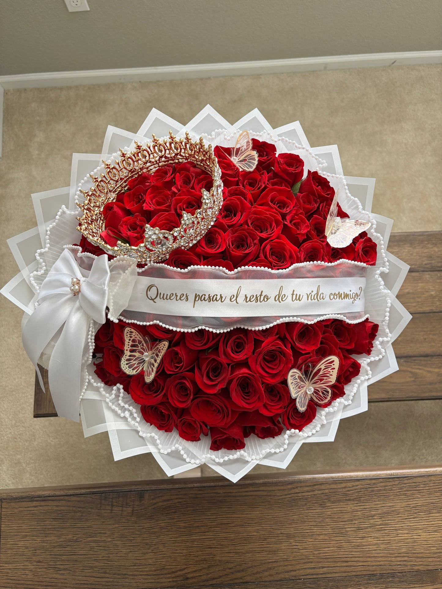 100 count rose bouquet